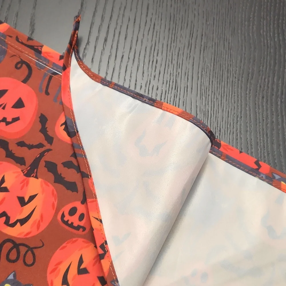 Halloween Pumpkin and Cat Pet Bandana